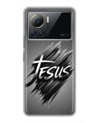 Чехол для Infinix Note 12 Pro (4G) с картинкой «Надпись Jesus Graffiti»