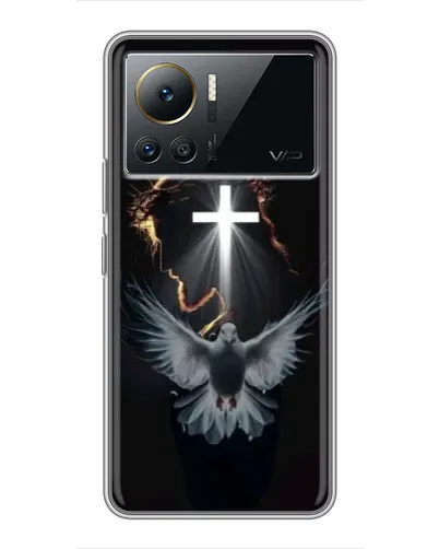 Чехол для Infinix Note 12 Pro (4G) с картинкой «Голубь и Свет»