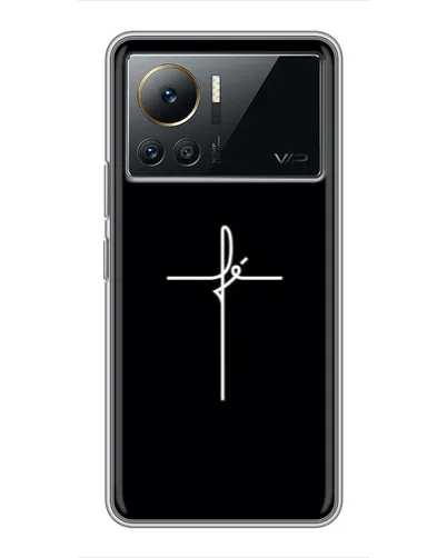Чехол для Infinix Note 12 Pro (4G) с картинкой «Тонкий крест» Чехол для Infinix Note 12 Pro (4G) с картинкой «Тонкий крест»