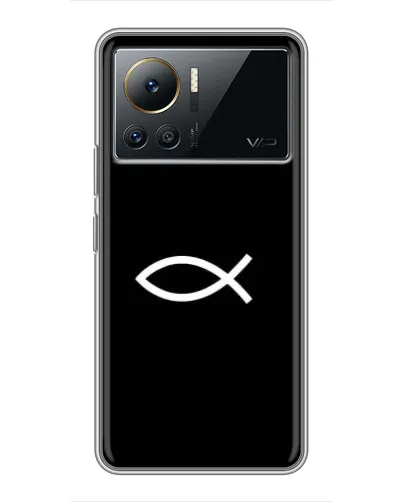 Чехол для Infinix Note 12 Pro (4G) с картинкой «Символ рыбы Jesus» Чехол для Infinix Note 12 Pro (4G) с картинкой «Символ рыбы Jesus»