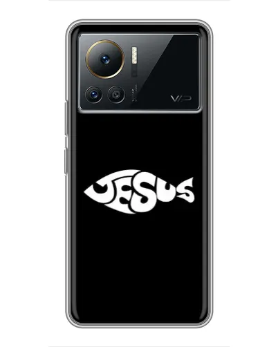 Чехол для Infinix Note 12 Pro (4G) с картинкой «Рыба Jesus» Чехол для Infinix Note 12 Pro (4G) с картинкой «Рыба Jesus»