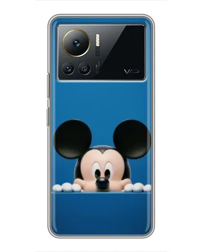 Чехол для Infinix Note 12 Pro (4G) с картинкой «Микки выглядывает» Чехол для Infinix Note 12 Pro (4G) с картинкой «Микки выглядывает»