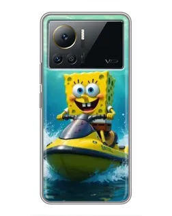 Чохол для Infinix Note 12 Pro (4G) з картинкою «Спанч Боб на гідроциклі» Чохол для Infinix Note 12 Pro (4G) з картинкою «Спанч Боб на гідроциклі»