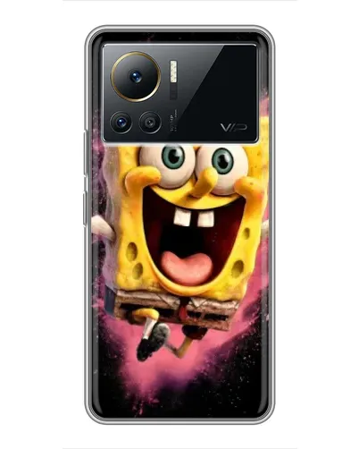 Чехол для Infinix Note 12 Pro (4G) с картинкой «Взрывной Спанч Боб» Чехол для Infinix Note 12 Pro (4G) с картинкой «Взрывной Спанч Боб»