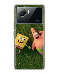 Чехол для Infinix Note 12 Pro (4G) с картинкой «Друзья на лужайке» Чехол для Infinix Note 12 Pro (4G) с картинкой «Друзья на лужайке»
