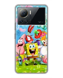 Чехол для Infinix Note 12 Pro (4G) с картинкой «Губка Боб и друзья» Чехол для Infinix Note 12 Pro (4G) с картинкой «Губка Боб и друзья»