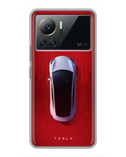 Чехол для Infinix Note 12 Pro (4G) с картинкой «Tesla Top View» Чехол для Infinix Note 12 Pro (4G) с картинкой «Tesla Top View»