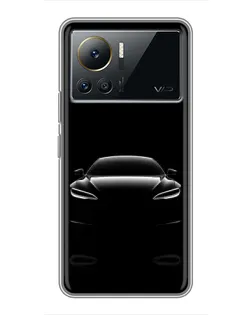 Чохол для Infinix Note 12 Pro (4G) з картинкою «Силует Tesla Night»