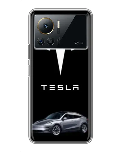 Чехол для Infinix Note 12 Pro (4G) с картинкой «Tesla Model Y» Чехол для Infinix Note 12 Pro (4G) с картинкой «Tesla Model Y»