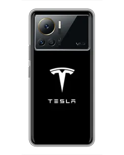 Чохол для Infinix Note 12 Pro (4G) з картинкою «Tesla White Logo»