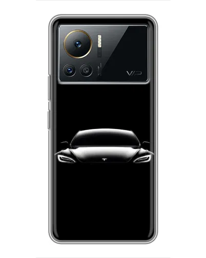 Чехол для Infinix Note 12 Pro (4G) с картинкой «Фары Tesla Night» Чехол для Infinix Note 12 Pro (4G) с картинкой «Фары Tesla Night»