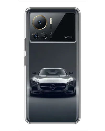 Чехол для Infinix Note 12 Pro (4G) с картинкой «Mercedes на черном» Чехол для Infinix Note 12 Pro (4G) с картинкой «Mercedes на черном»