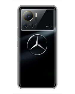 Чехол для Infinix Note 12 Pro (4G) с картинкой «Mercedes на металле»