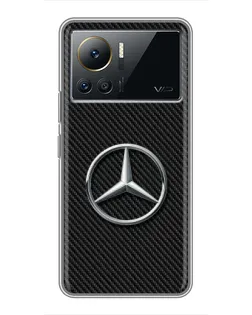 Чехол для Infinix Note 12 Pro (4G) с картинкой «Карбоновый Mercedes стиль»