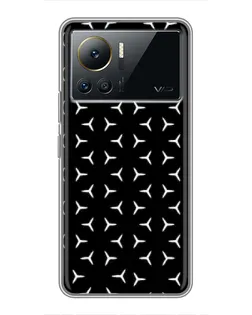 Чехол для Infinix Note 12 Pro (4G) с картинкой «Mercedes паттерн звезд»