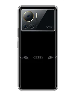 Чехол для Infinix Note 12 Pro (4G) с картинкой «Audi — световой подпись»