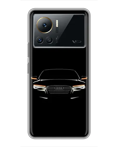 Чехол для Infinix Note 12 Pro (4G) с картинкой «Audi — ночной контур» Чехол для Infinix Note 12 Pro (4G) с картинкой «Audi — ночной контур»
