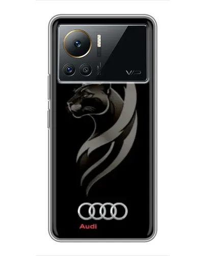 Чехол для Infinix Note 12 Pro (4G) с картинкой «Графика — пантера и Audi» Чехол для Infinix Note 12 Pro (4G) с картинкой «Графика — пантера и Audi»