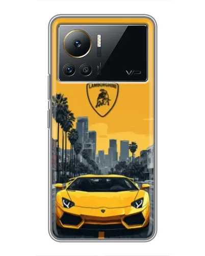 Чехол для Infinix Note 12 Pro (4G) с картинкой «Желтый Lamborghini город» Чехол для Infinix Note 12 Pro (4G) с картинкой «Желтый Lamborghini город»