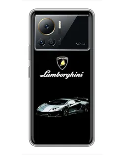 Чехол для Infinix Note 12 Pro (4G) с картинкой «Логотип Lamborghini классика»
