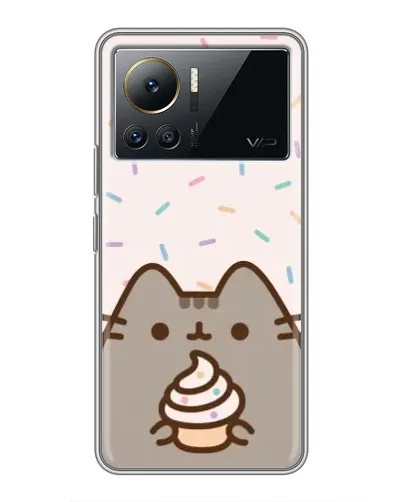 Чехол для Infinix Note 12 Pro (4G) с картинкой «Пушин с кексом» Чехол для Infinix Note 12 Pro (4G) с картинкой «Пушин с кексом»