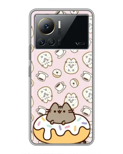 Чехол для Infinix Note 12 Pro (4G) с картинкой «Пушин на пончике» Чехол для Infinix Note 12 Pro (4G) с картинкой «Пушин на пончике»