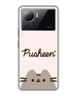 Чохол для Infinix Note 12 Pro (4G) з картинкою «Pusheen логотип» Чохол для Infinix Note 12 Pro (4G) з картинкою «Pusheen логотип»