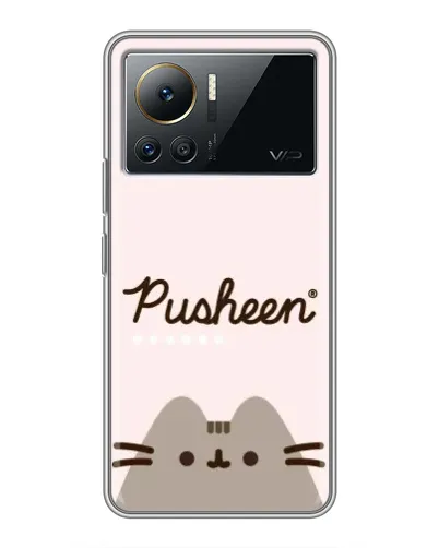 Чехол для Infinix Note 12 Pro (4G) с картинкой «Pusheen логотип» Чехол для Infinix Note 12 Pro (4G) с картинкой «Pusheen логотип»