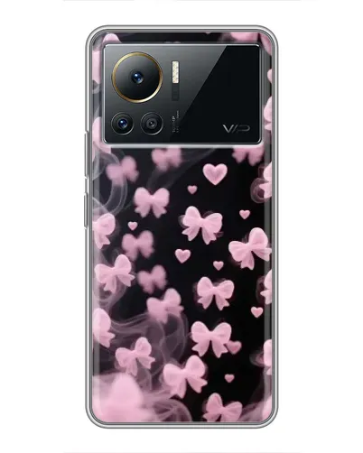 Чехол для Infinix Note 12 Pro (4G) с картинкой «Неоновое кружево»