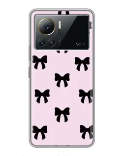 Чехол для Infinix Note 12 Pro (4G) с картинкой «Черные банты Coquette» Чехол для Infinix Note 12 Pro (4G) с картинкой «Черные банты Coquette»