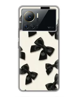 Чехол для Infinix Note 12 Pro (4G) с картинкой «Черные бантики» Чехол для Infinix Note 12 Pro (4G) с картинкой «Черные бантики»