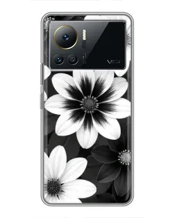 Чохол для Infinix Note 12 Pro (4G) з картинкою «Монохромні айстри»