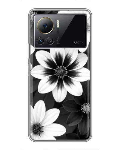 Чохол для Infinix Note 12 Pro (4G) з картинкою «Монохромні айстри»