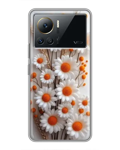 Чохол для Infinix Note 12 Pro (4G) з картинкою «Білі сухоцвіти»