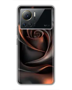 Чохол для Infinix Note 12 Pro (4G) з картинкою «Шовкова чорна троянда»
