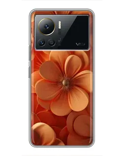 Чохол для Infinix Note 12 Pro (4G) з картинкою «Помаранчева макро квітка»