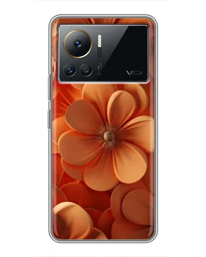 Чохол для Infinix Note 12 Pro (4G) з картинкою «Помаранчева макро квітка»