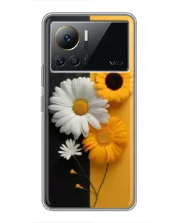 Чохол для Infinix Note 12 Pro (4G) з картинкою «Соняшник та ромашка»