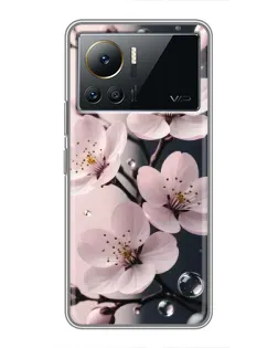 Чохол для Infinix Note 12 Pro (4G) з картинкою «Ніжня сакура та краплі»