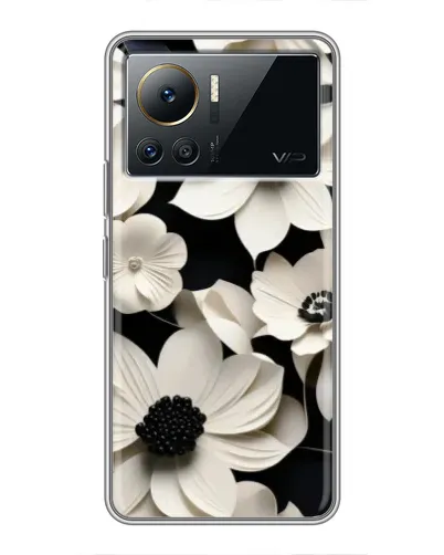Чохол для Infinix Note 12 Pro (4G) з картинкою «Об'ємні білі квіти»