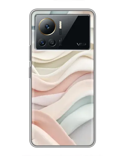 Чехол для Infinix Note 12 Pro (4G) с картинкой «Пастельные нежные волны»