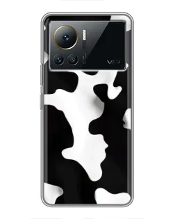 Чехол для Infinix Note 12 Pro (4G) с картинкой «Черно-белое пятно»