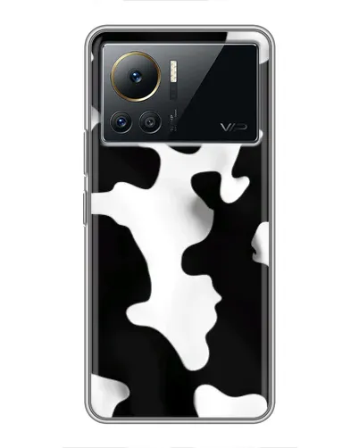 Чехол для Infinix Note 12 Pro (4G) с картинкой «Черно-белое пятно»