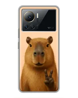 Чохол для Infinix Note 12 Pro (4G) з картинкою «Капібара вікторія»