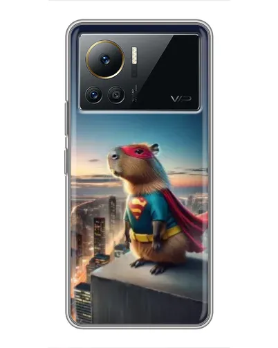Чехол для Infinix Note 12 Pro (4G) с картинкой «Капи-мен супергерой» Чехол для Infinix Note 12 Pro (4G) с картинкой «Капи-мен супергерой»