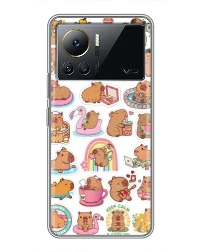 Чехол для Infinix Note 12 Pro (4G) с картинкой «Капибары набор» Чехол для Infinix Note 12 Pro (4G) с картинкой «Капибары набор»