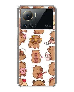 Чохол для Infinix Note 12 Pro (4G) з картинкою «Стікерпак з капібарами»