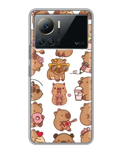 Чехол для Infinix Note 12 Pro (4G) с картинкой «Стикерпак с капибарами» Чехол для Infinix Note 12 Pro (4G) с картинкой «Стикерпак с капибарами»