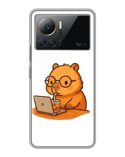 Чехол для Infinix Note 12 Pro (4G) с картинкой «Капибара с ноутбуком» Чехол для Infinix Note 12 Pro (4G) с картинкой «Капибара с ноутбуком»