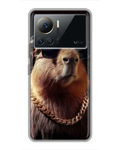 Чехол для Infinix Note 12 Pro (4G) с картинкой «Капибара золотая цепь» Чехол для Infinix Note 12 Pro (4G) с картинкой «Капибара золотая цепь»
